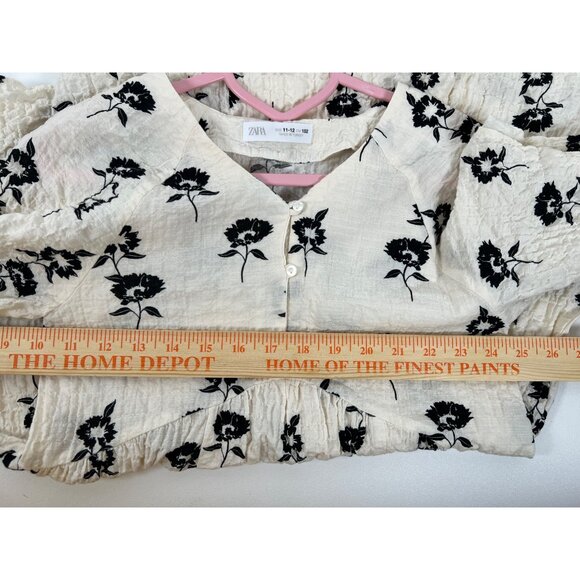 Zara Crepe Floral Dress - Picture 7 of 12